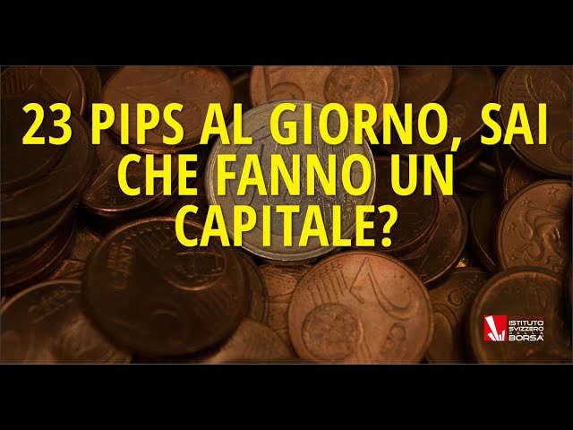 23 pips al giorno, sai che fanno un capitale?