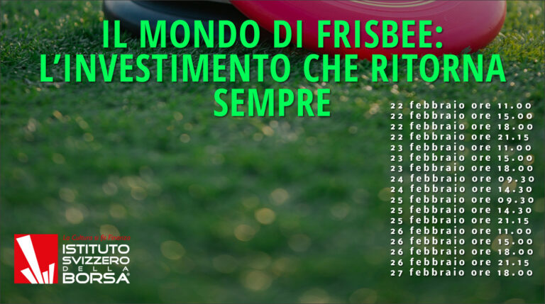 Il Mondo di Frisbee: l’investimento che ritorna sempre.