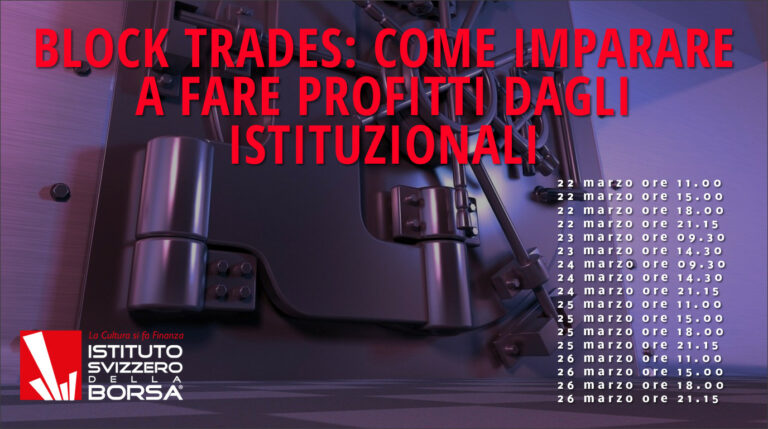 Block trades: come imparare a fare profitti dagli istituzionali