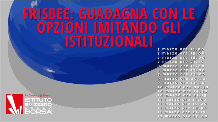 Frisbee: guadagna con le opzioni imitando gli istituzionali