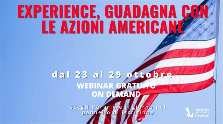 Experience, guadagna con le azioni americane