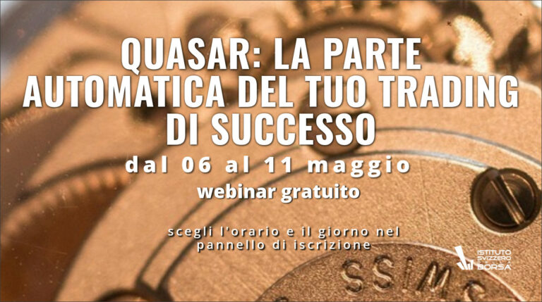 Quasar: la parte automatica del tuo trading di successo.