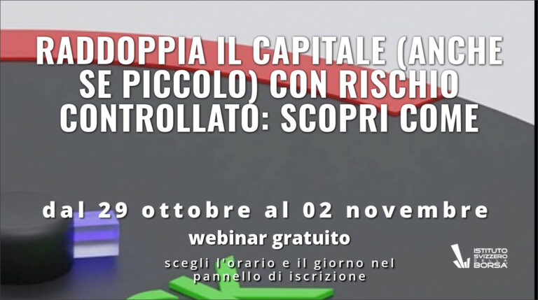 Raddoppia il capitale (anche se piccolo) con rischio controllato: scopri come.