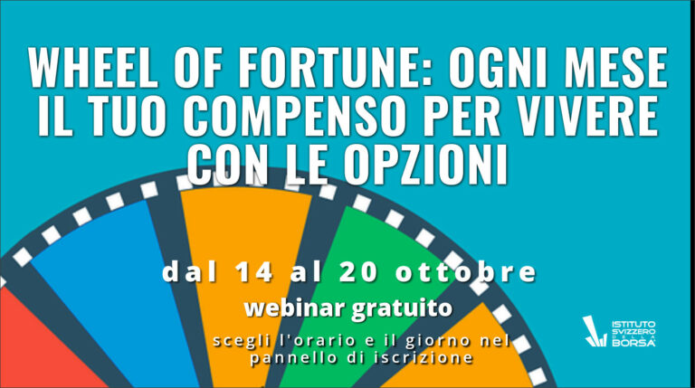 Wheel of Fortune: ogni mese il tuo compenso per vivere con le opzioni.