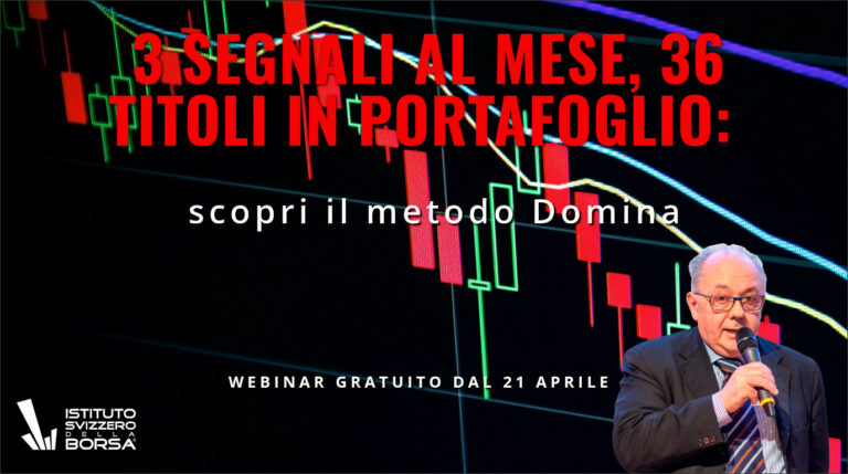 3 segnali al mese, 36 titoli in portafoglio: scopri il metodo Domina